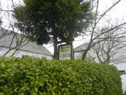 Photograph of sign at The Manor House, Easington Village 2016
