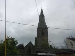 Photograph of tower at Church of St Michael & All Angels 2016
