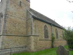 Photograph of side of Church of St Michael & All Angels 2016