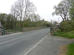 Photograph of road leading toward Bridge over Rookhope Burn, Eastgate 2016