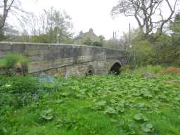 Photograph of side of Bridge over Rookhope Burn, Eastgate 2016