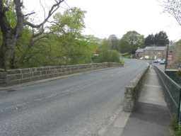 Photograph of walls and road at Bridge over Rookhope Burn, Eastgate 2016