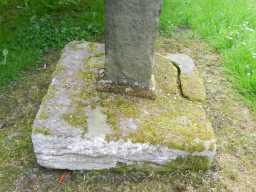 Cross at St Philip & St James' Church, Witton-le-Wear, base 2016