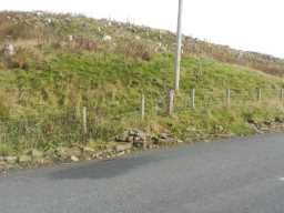 Milepost, A689, west of Park Level Mine, Killhope view from LHS of road 2016