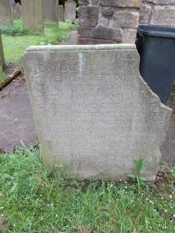 Hopper tomb circa 1 metre east of church of st michael 2016