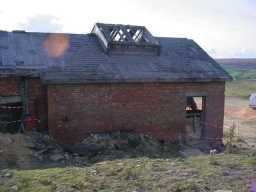 Front section of eastern elevation of Weatherhil Engine house 2003