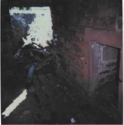 Wheelpit looking west. Sluice gate at entrance. 07/09/1985