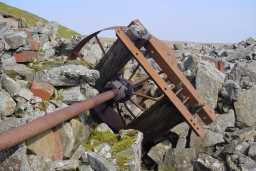 Close up of Ore Crushing machinery at Dubby Sike, Cow Green 05/01/2005