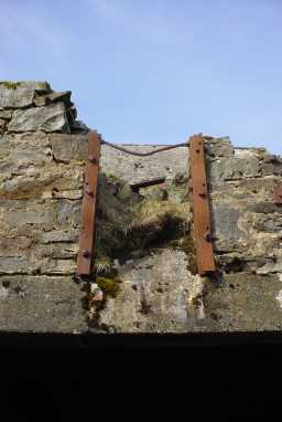 Close up of metalwork at Dubby Sike, Cow Green © DCC 05/01/2005