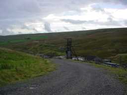 View of Frasers Grove mine from top of Hill 20/10/2005