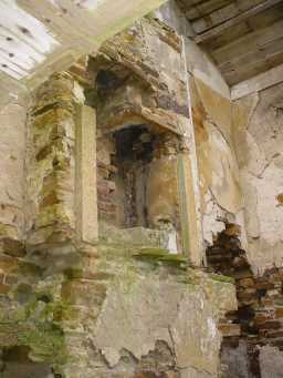 Upstairs hearth of unknown building 20/10/2005