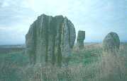 Prehistoric stone circle at Duddo (Northumberland)