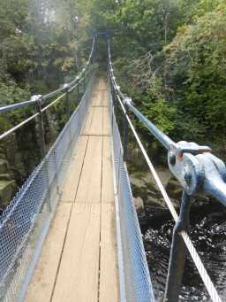 Wynch Bridge, Low Force, Newbiggin (& Holwick)